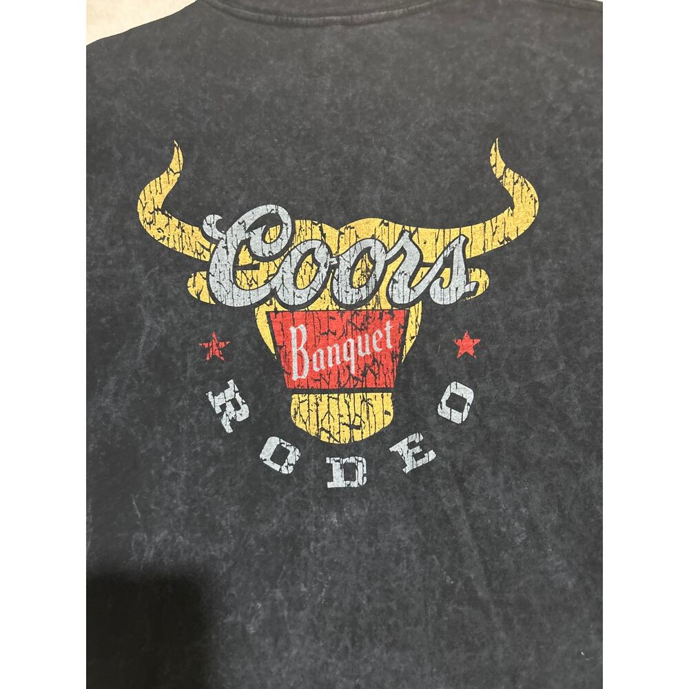 Coors Banquet Graphic T-Shirt Men’s XL Gray Beer Tee